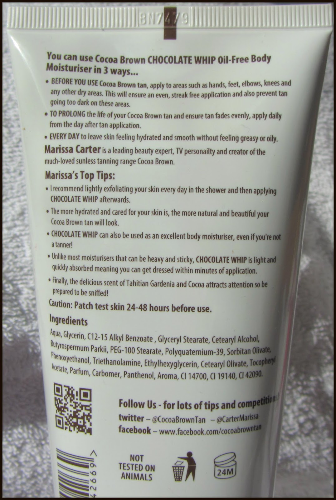 *Nina's Bargain Beauty* Cocoa Brown Chocolate Whip Body Moisturiser