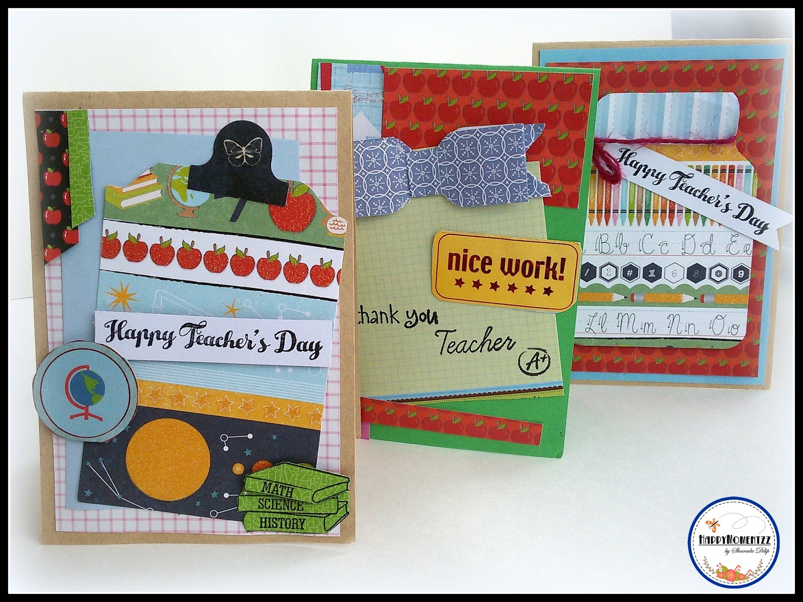 happymomentzz craftingsharada dilip teachers day cards