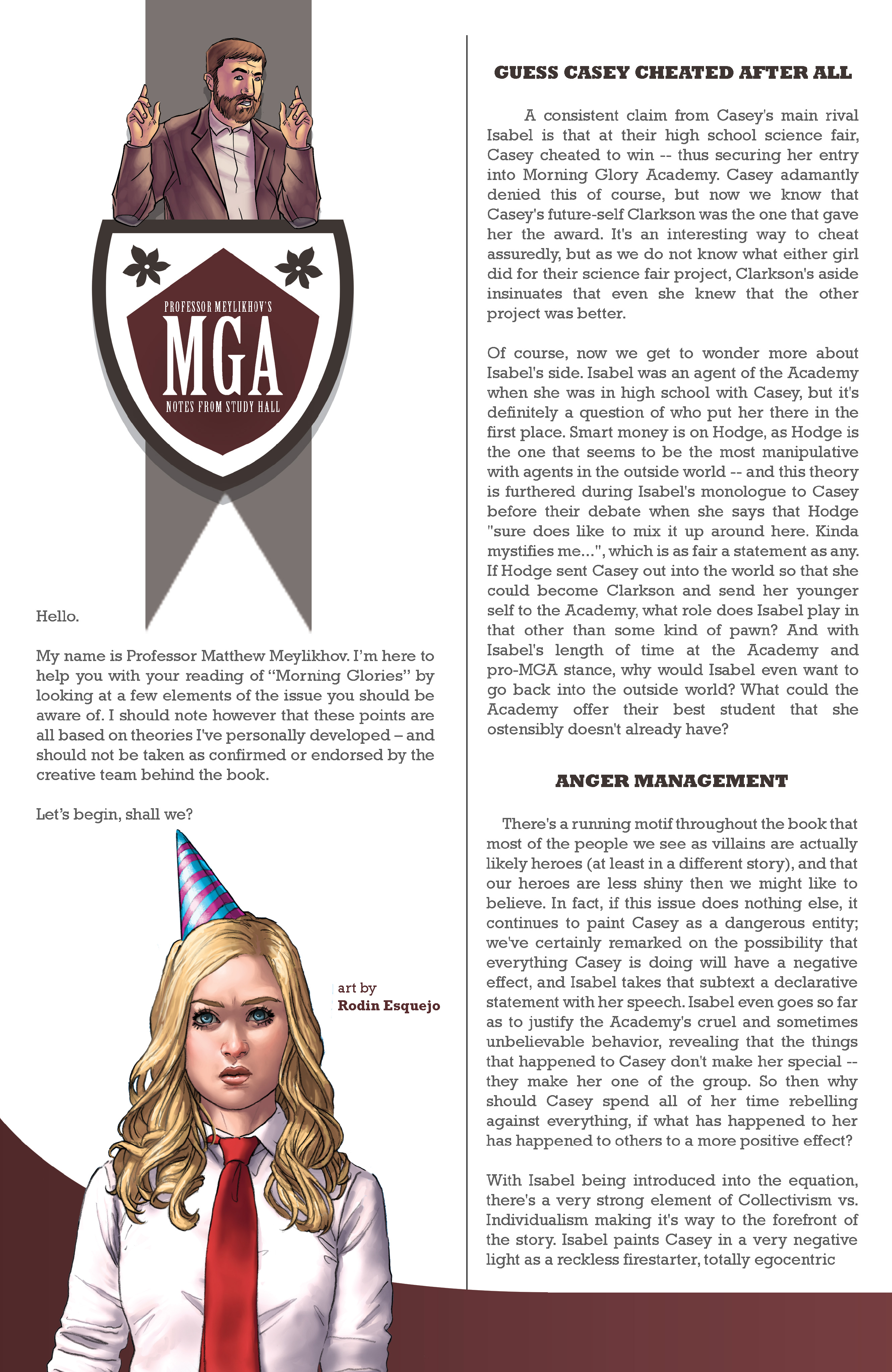 Read online Morning Glories comic -  Issue #48 - 29
