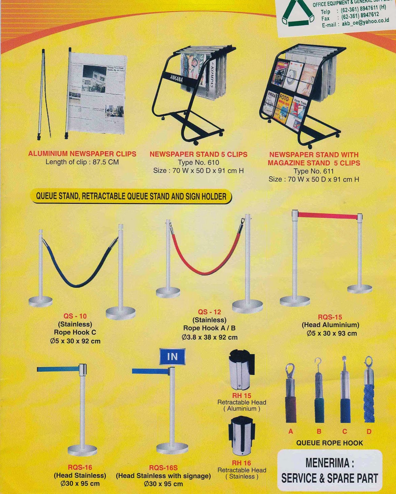   perlengkapan kantor kensi