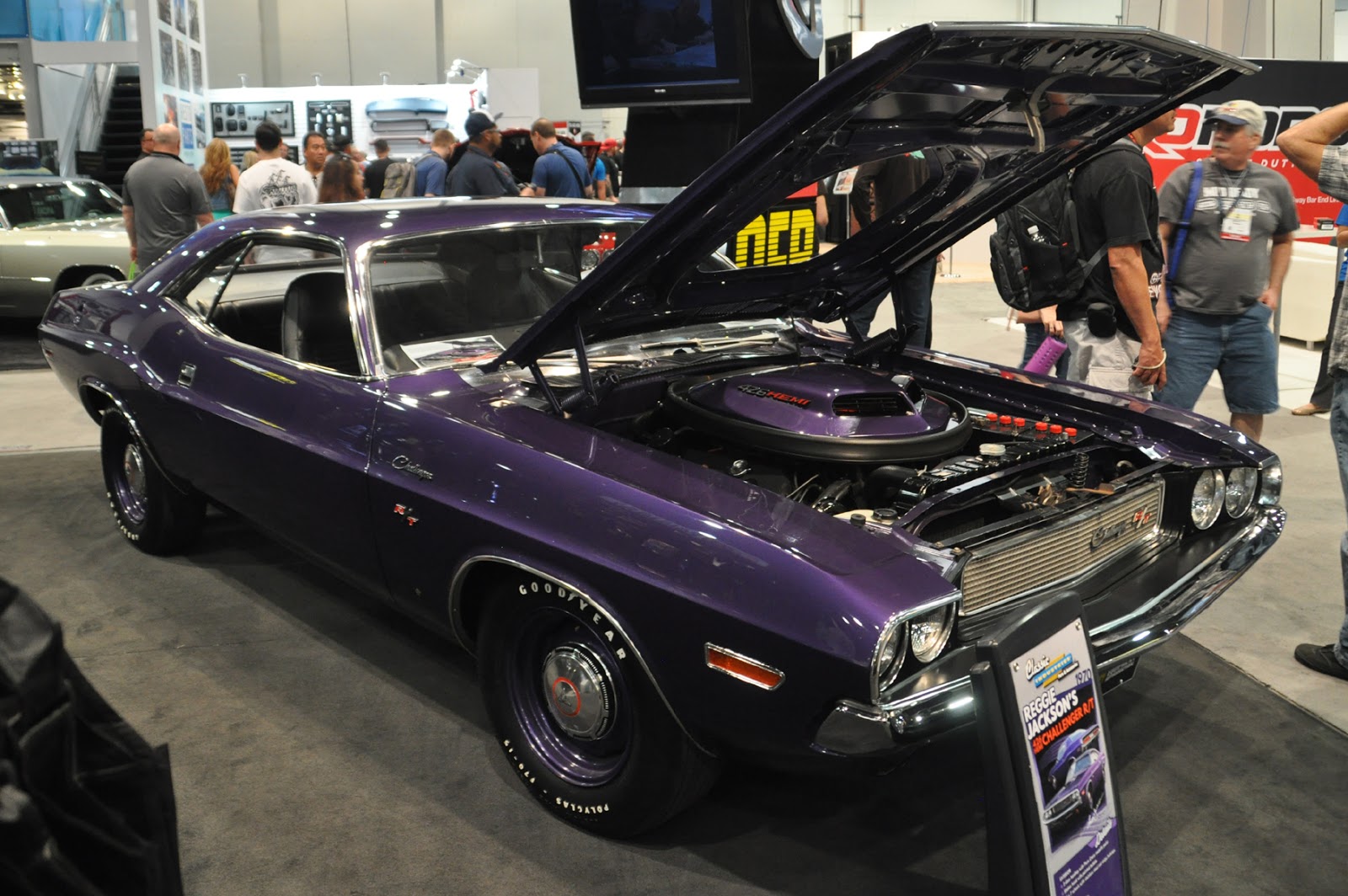 Just A Car Guy Reggie Jackson's 1970 hemi Challenger was at SEMA, not