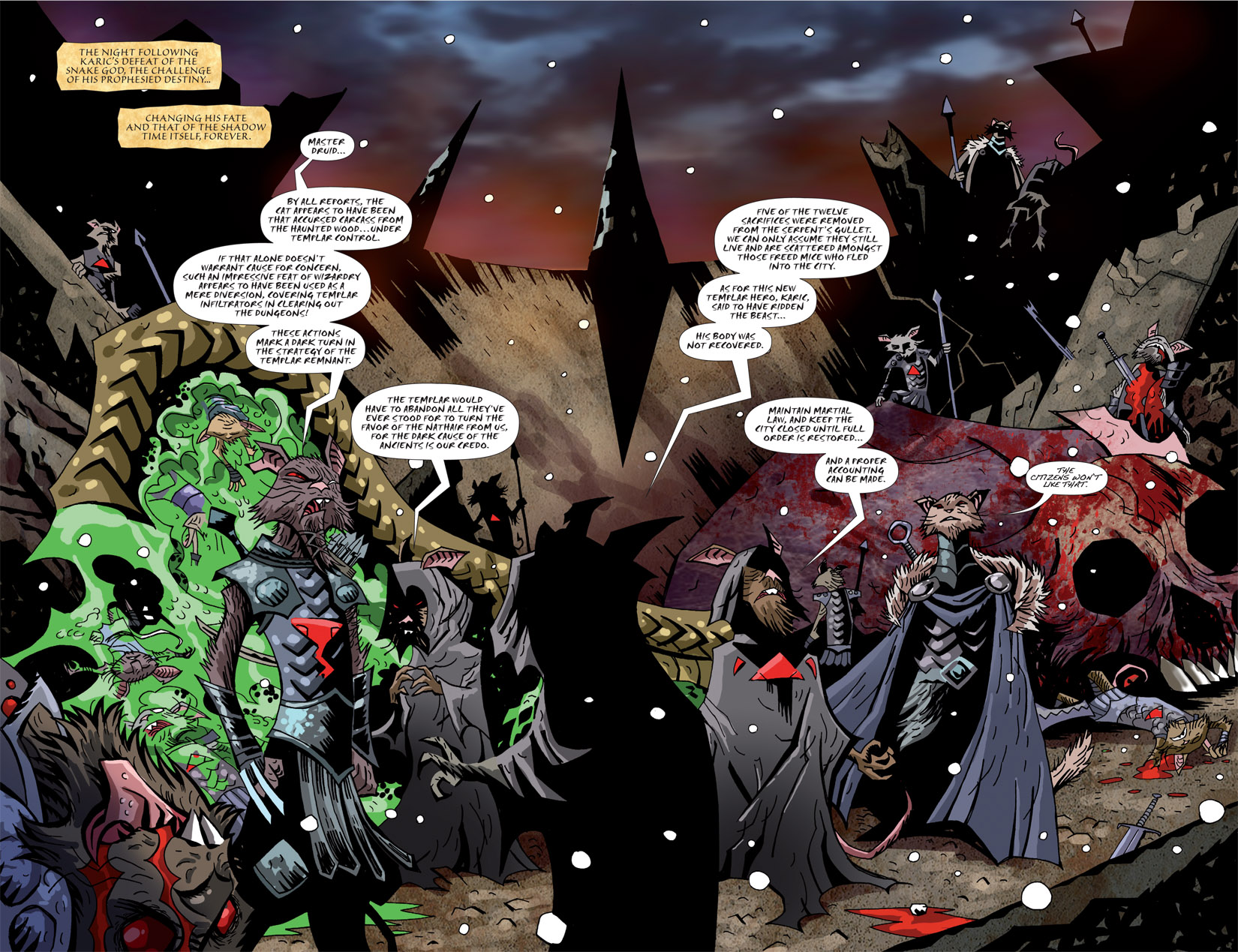Read online The Mice Templar Volume 3: A Midwinter Night's Dream comic -  Issue #2 - 16
