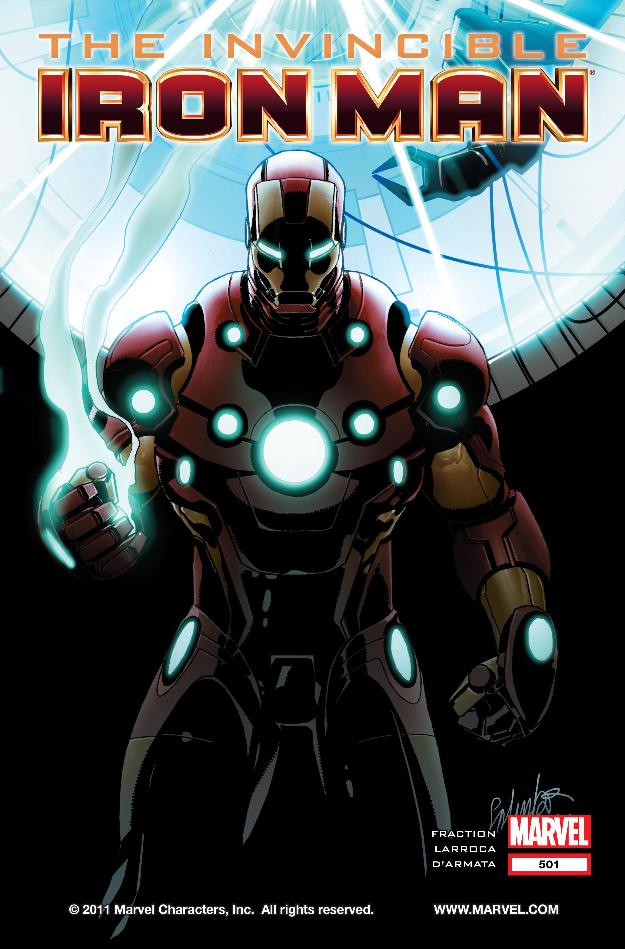Read online Invincible Iron Man (2008) comic -  Issue #501 - 1