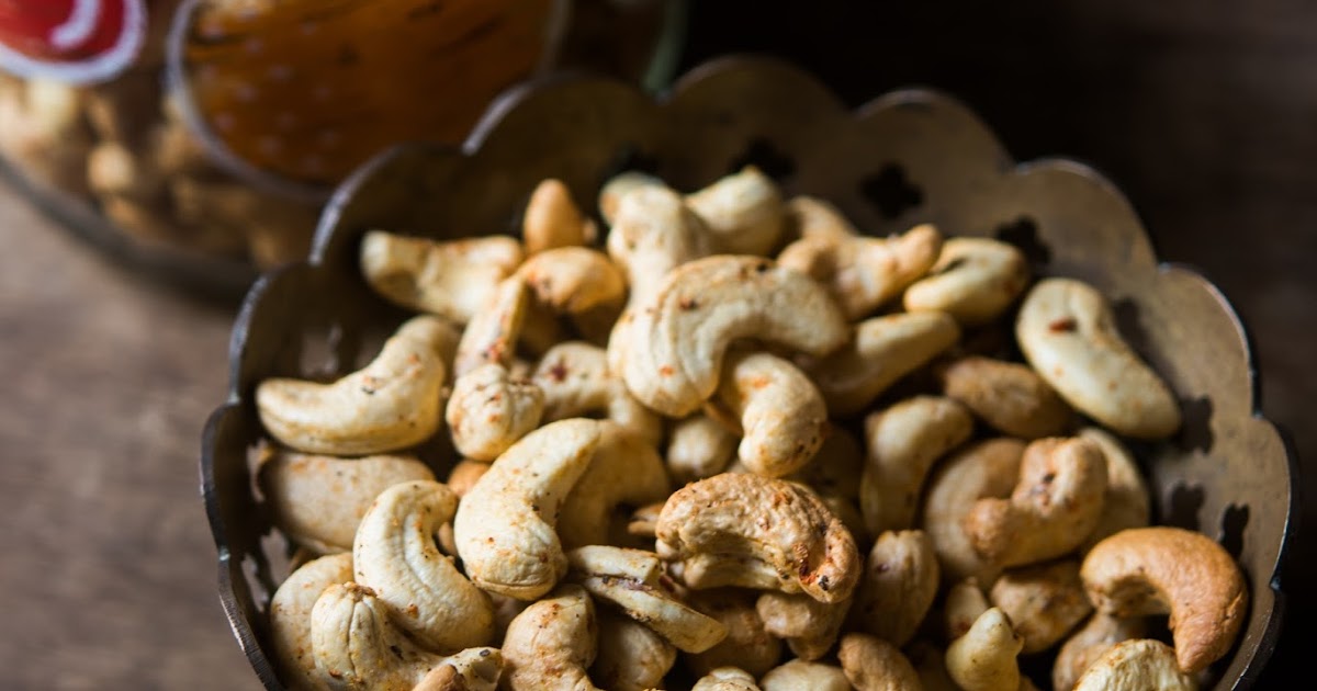 how to roast nuts in air fryer spicy roasted cashewnut recipe