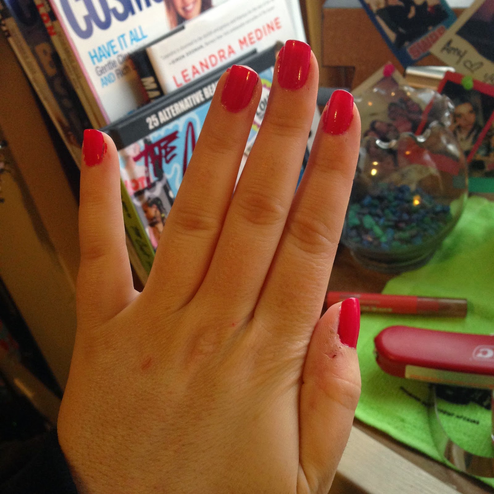 Matte Lips and Ripped Knees Nail Varnish of the Week