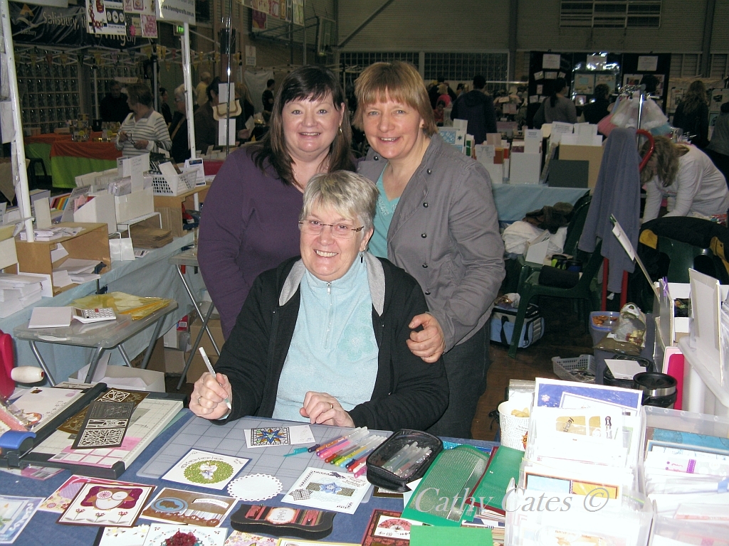 Cathy's Creative Corner The Belles together at the Salisbury Craft Fair