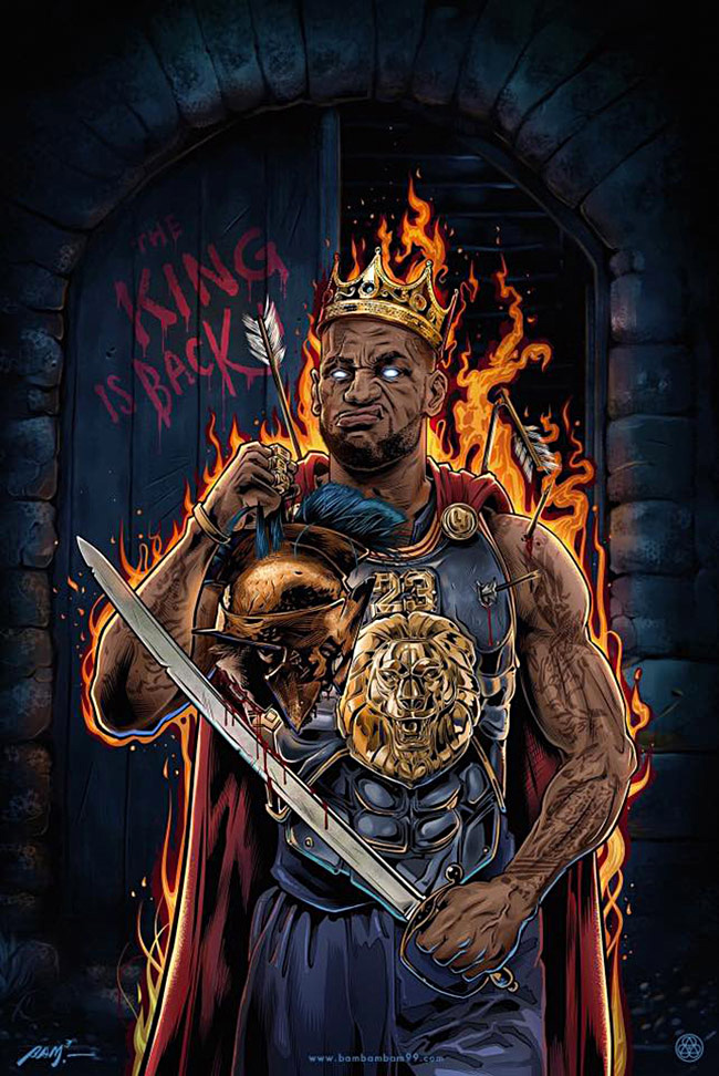 Yellowmenace: NBA Basketball Art Collection