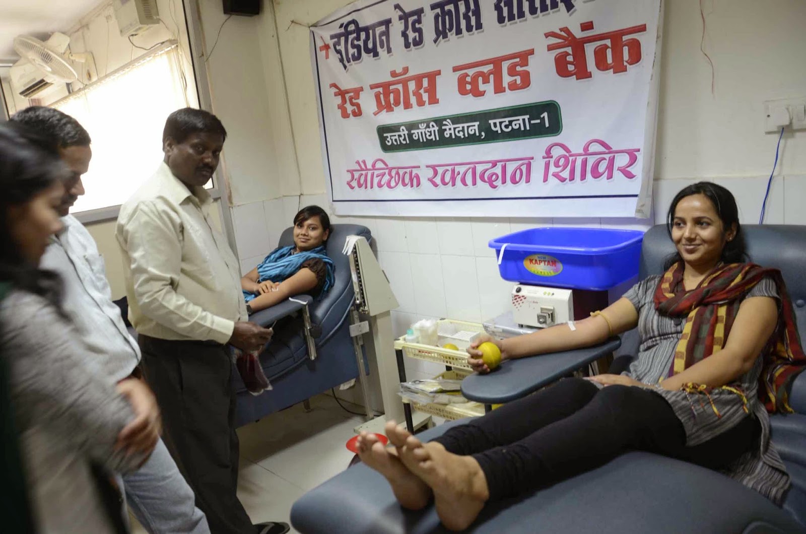 View Patna Indian Red Cross Society holds blood donation camp