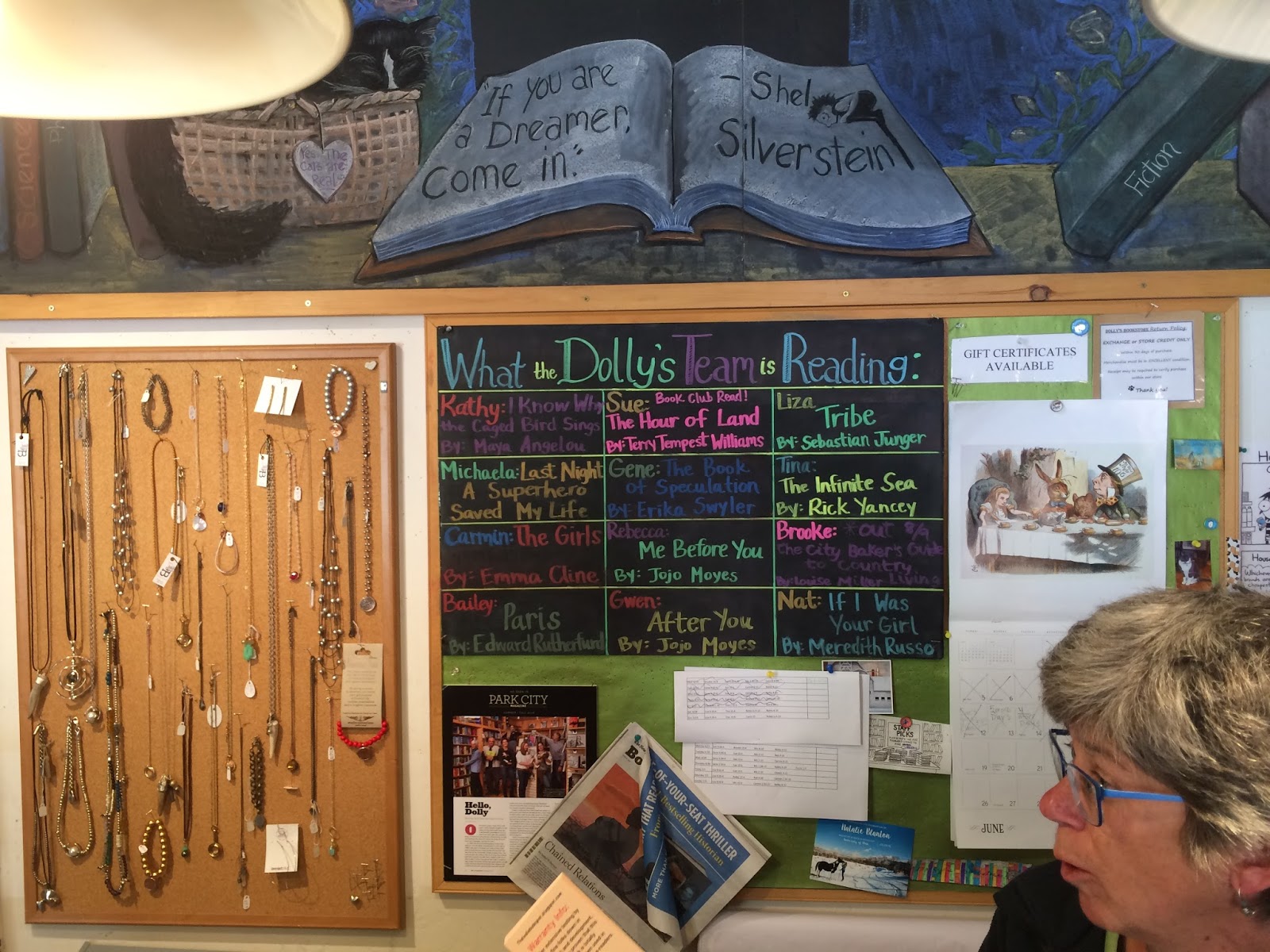 The Indie Bob Spot Dolly's Bookstore Park City, UT