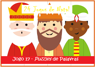 Natal - puzzles de palavras Natal - puzzles de palavras