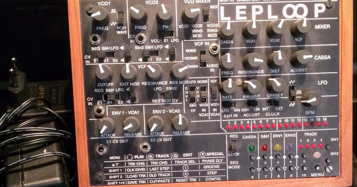MATRIXSYNTH Leploop V2 Synthesizer Drum Machine Sequencer S&H CV Gate