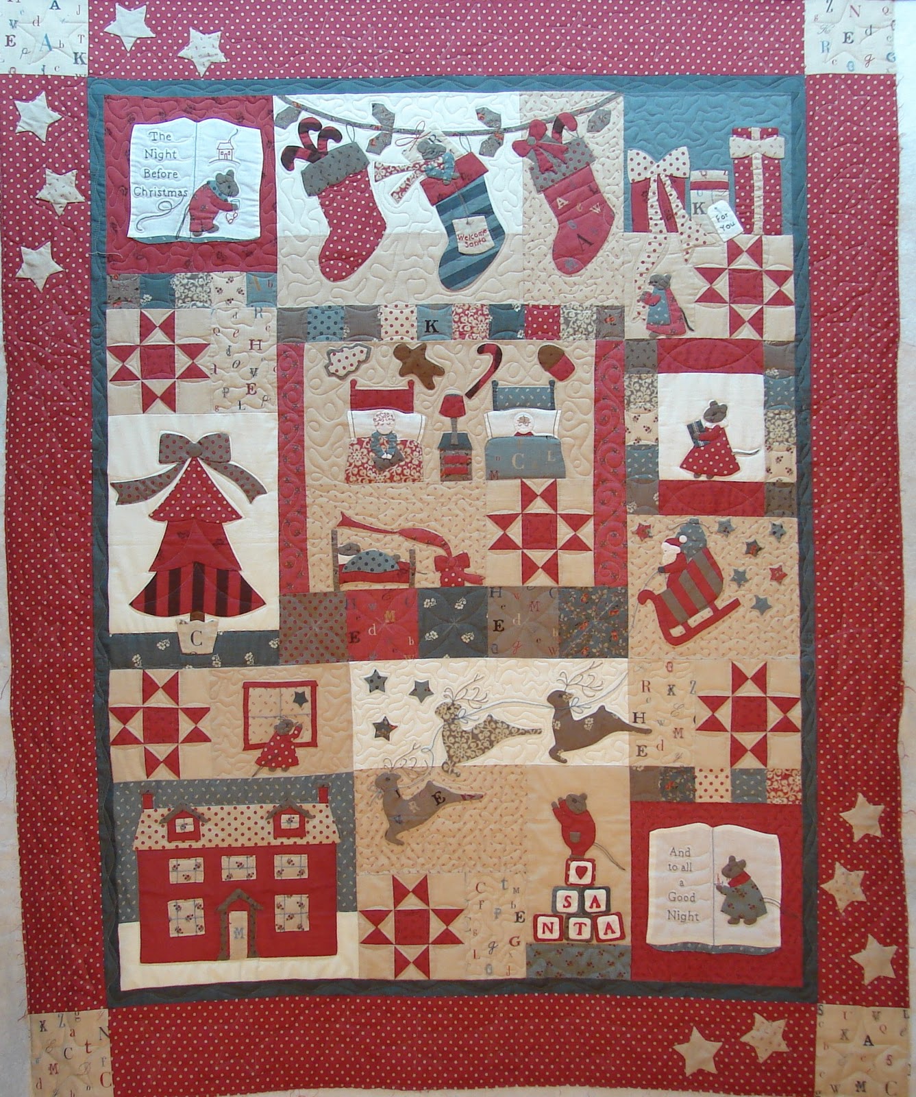Quilt Vine: The Night Before Christmas