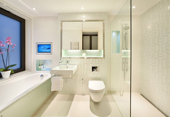 model desain kamar mandi rumah minimalis type 45