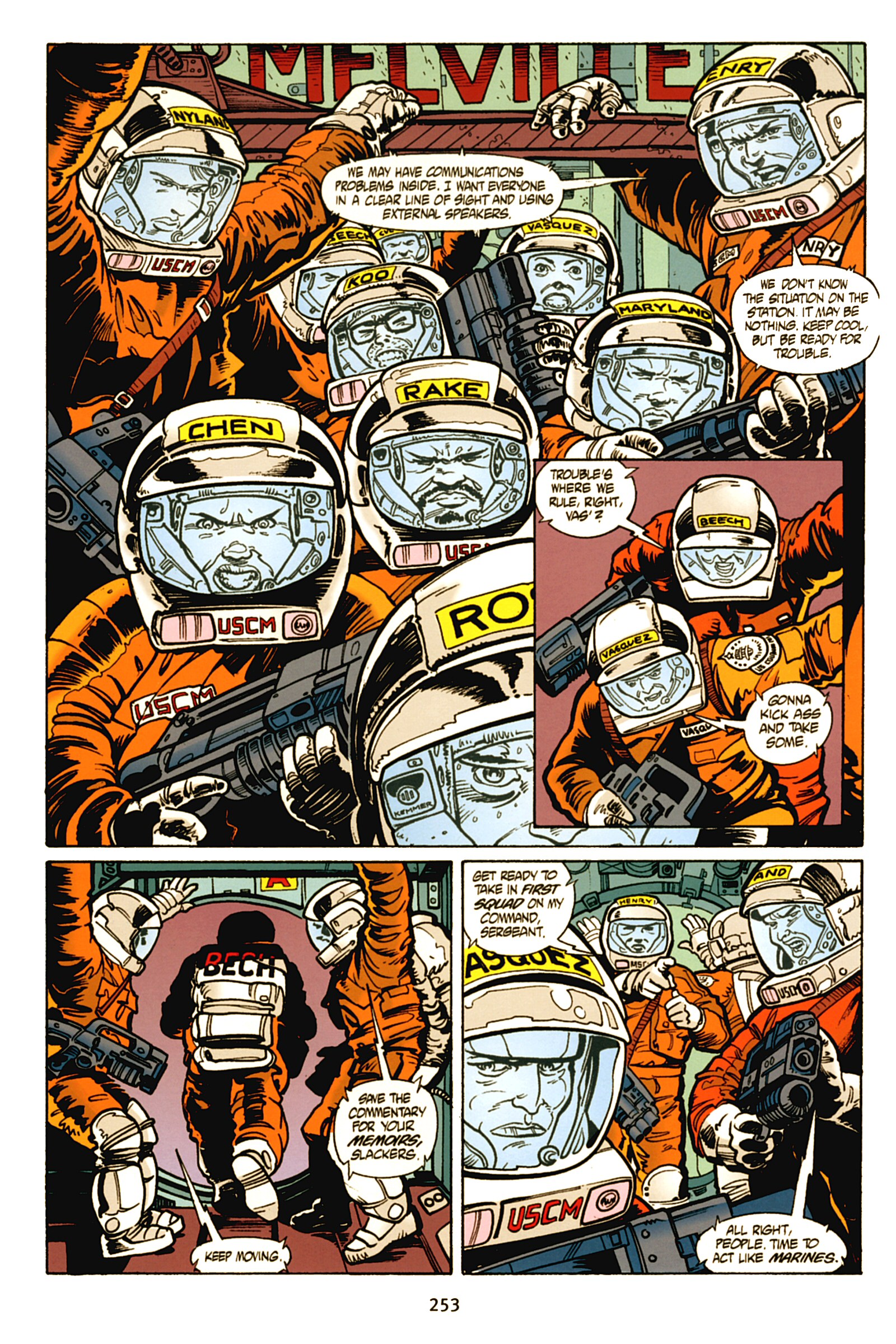 Read online Aliens Omnibus comic -  Issue # TPB 2 - 252