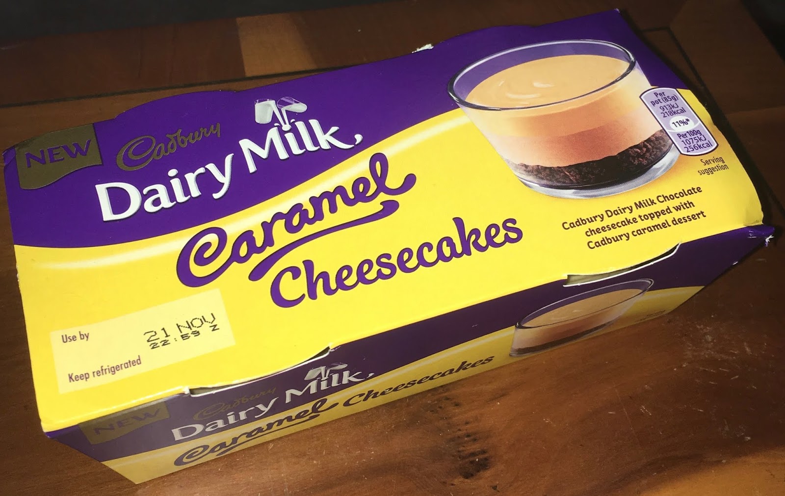 FOODSTUFF FINDS Dairy Milk Cadbury Caramel Cheesecakes (Asda) By Cinabar