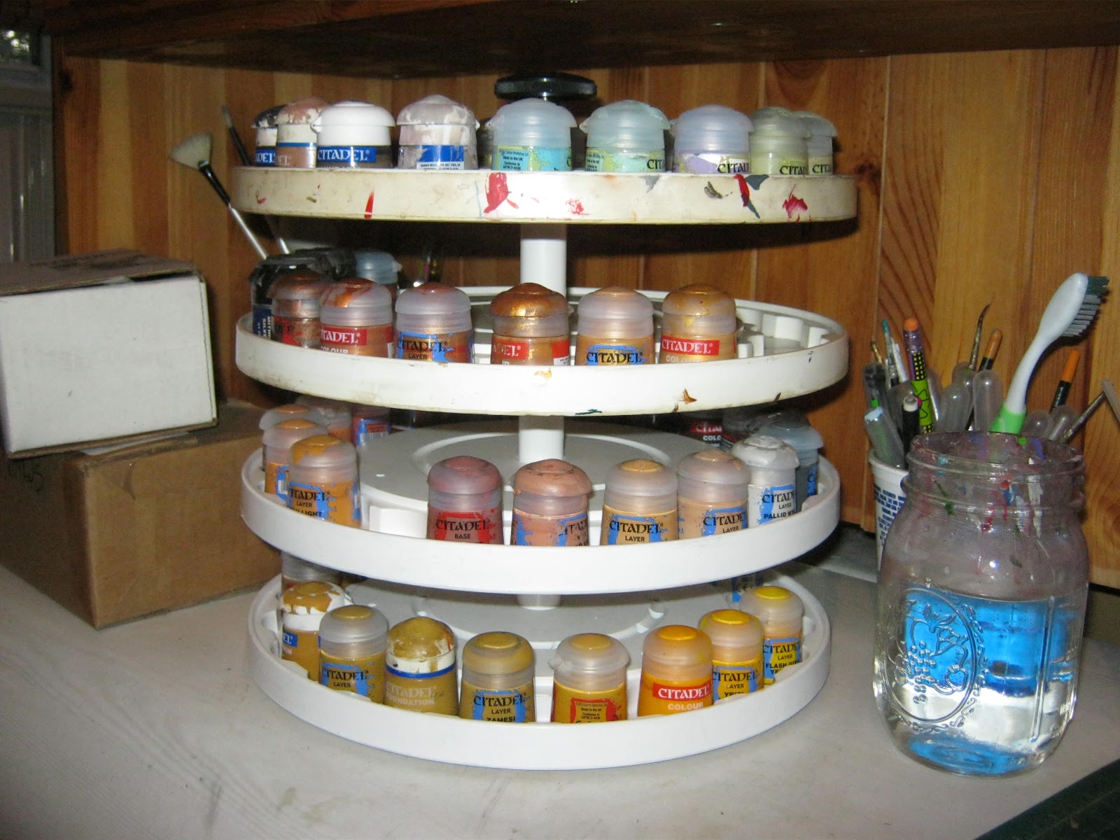 Heresy Paintier Rotating Paint Rack