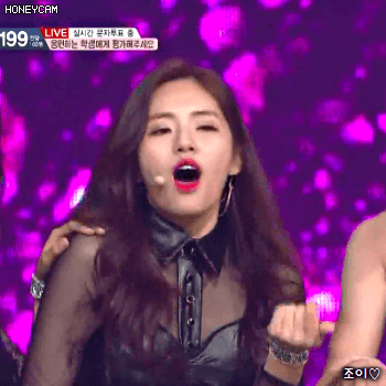 어제 아이돌학교 박지원, 배은영.gif | 인스티즈