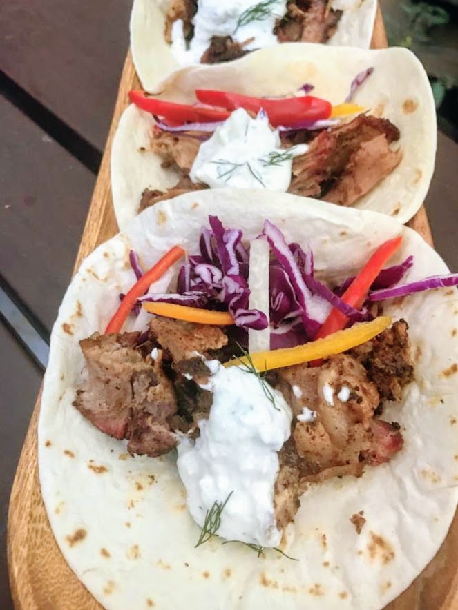 Smoked Lamb Tacos with Tzatziki Sauce Hungry Squared Podcast