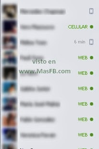 web o celular chat Facebook 2013