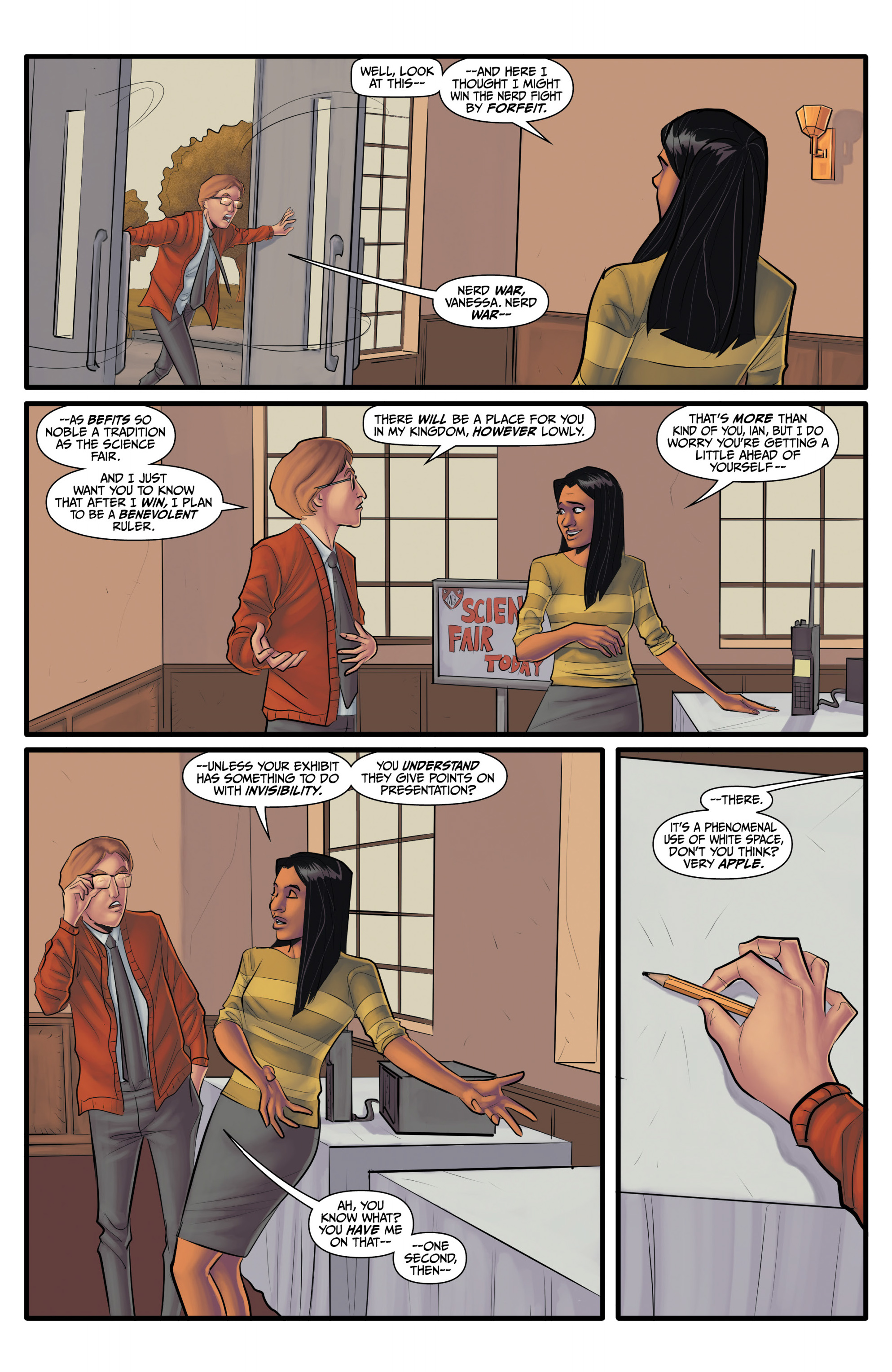 Read online Morning Glories comic -  Issue #49 - 19