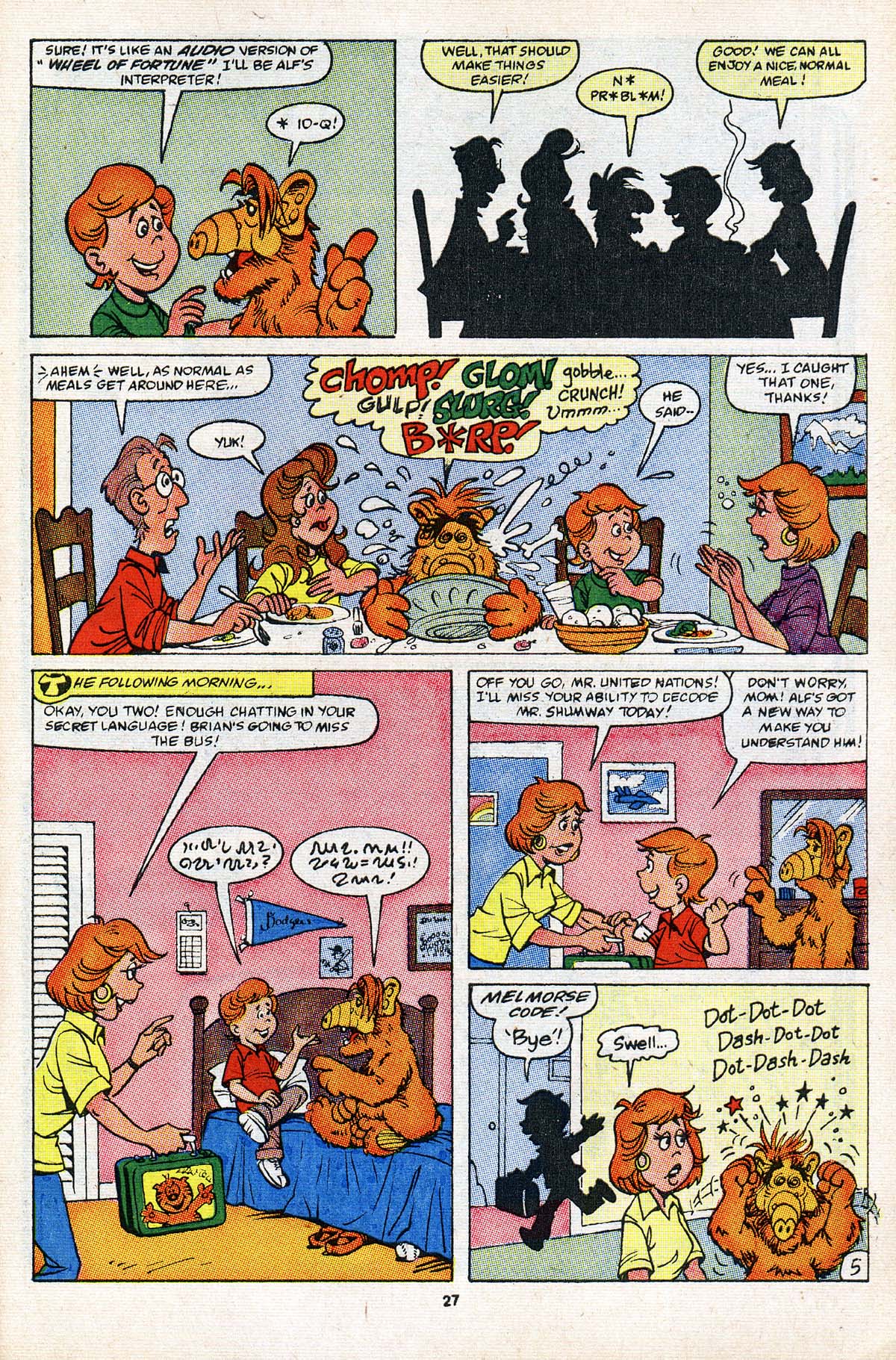 Read online ALF comic -  Issue #21 - 21