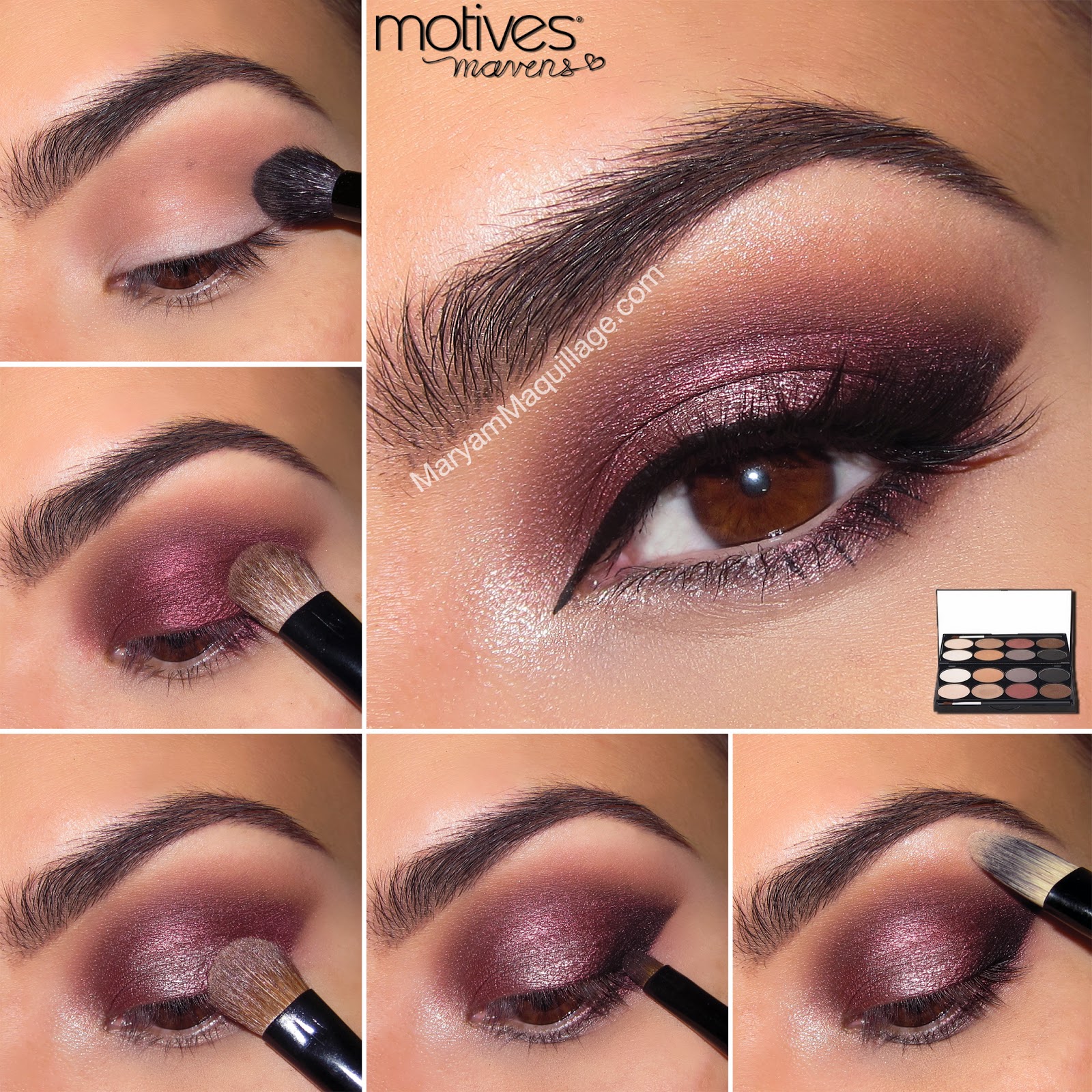 Motives Mavens ELEMENT Palette: "Dusty Rose" Smokey Eye.