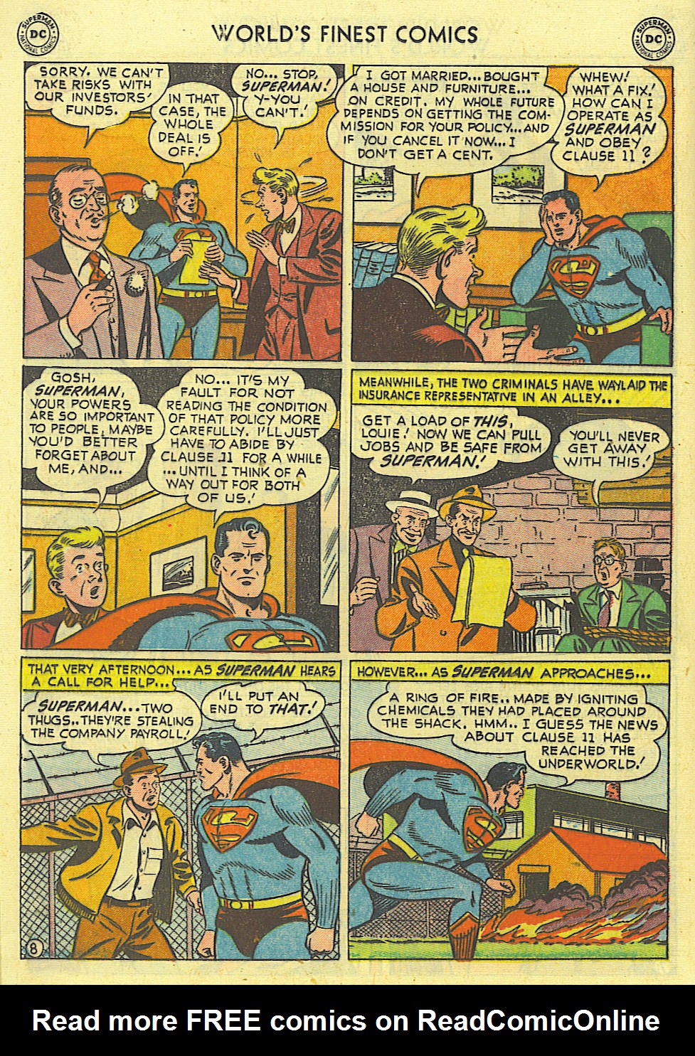 Read online World's Finest Comics comic -  Issue #54 - 10