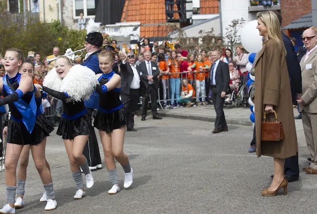 Crown Princess Maxima visited Show Band  in Hoorn