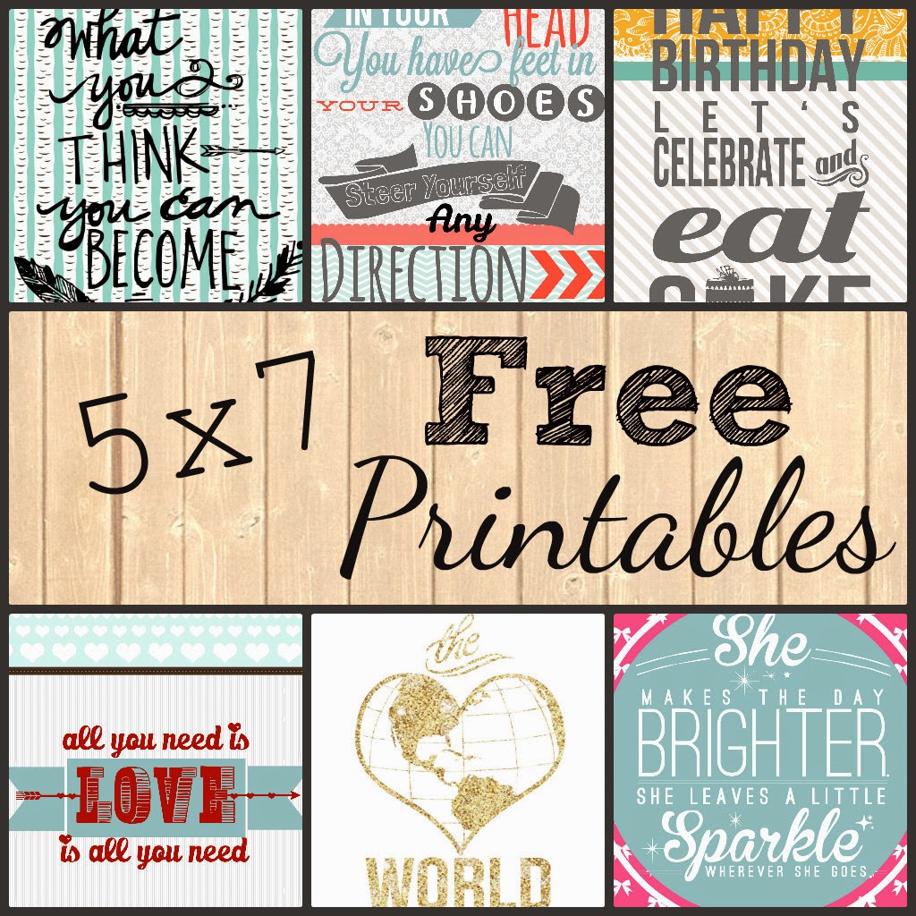 Mint Of My Life 5x7 Free Printables