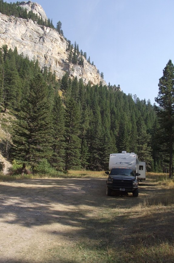 Stitchin' & Life in a Small Town Camping in the Little Belt Mountains