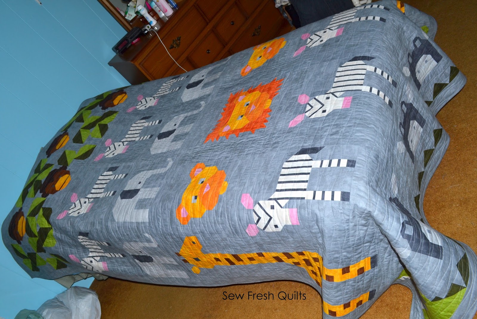 Sew Fresh Quilts Jungle Friends pattern release