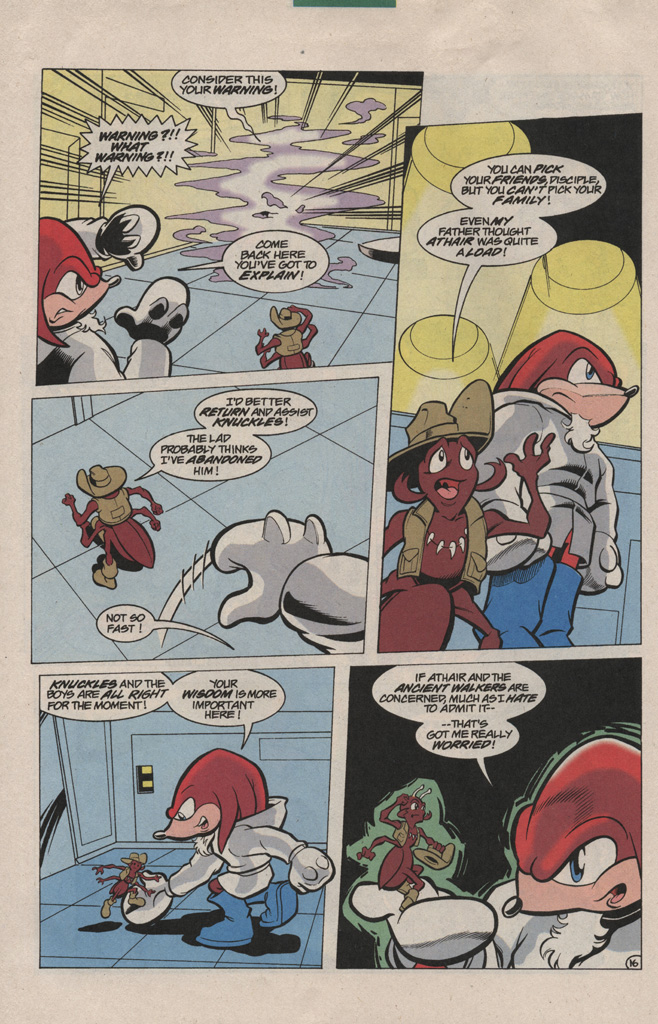 Read online Knuckles the Echidna comic -  Issue #2 - 24