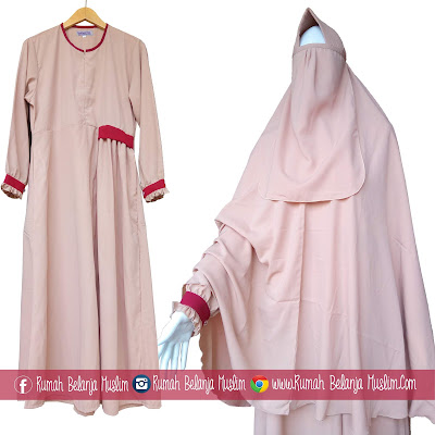 Gamis Wolfis Syar'i Coksu Gamis Wolfis Syar'i Coksu