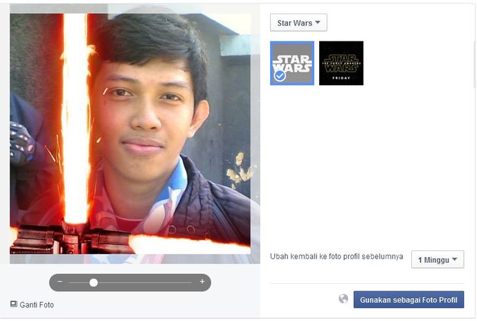 Star Wars: The Force Awakens Facebook photo profile