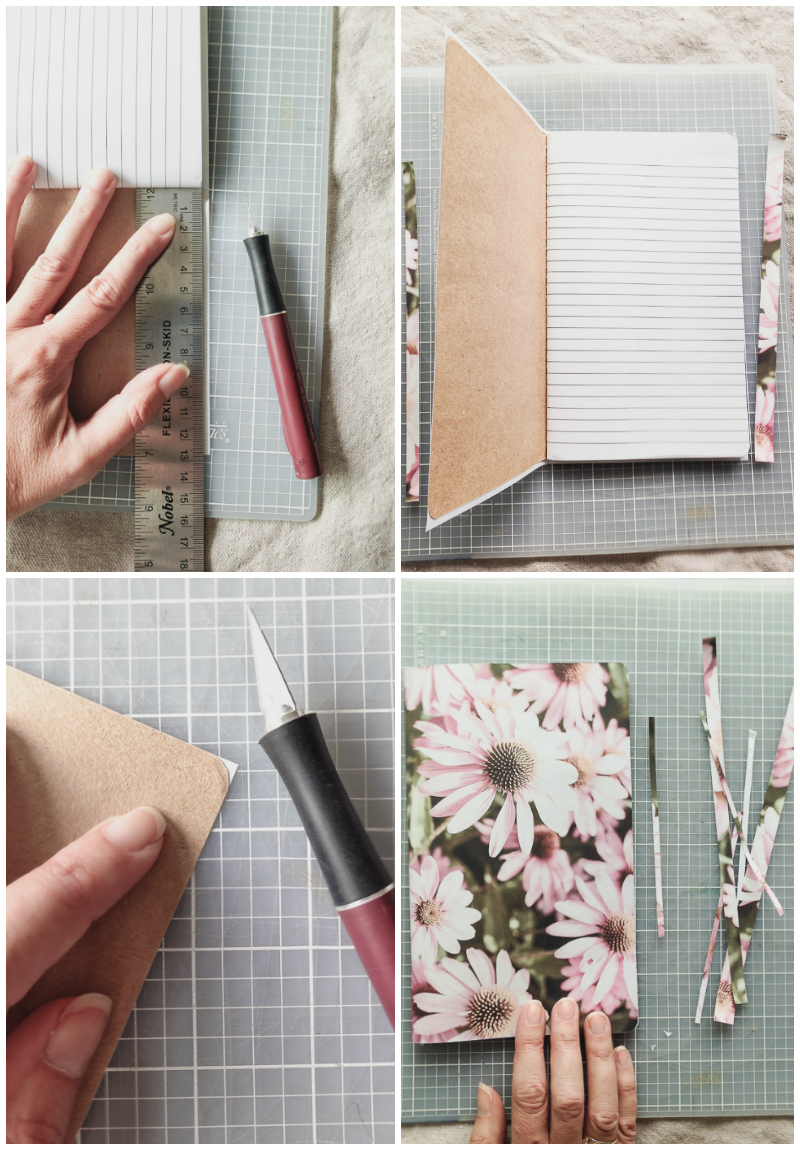 DIY Photo Covered Notebooks Personally Andrea DIY Photo Covered