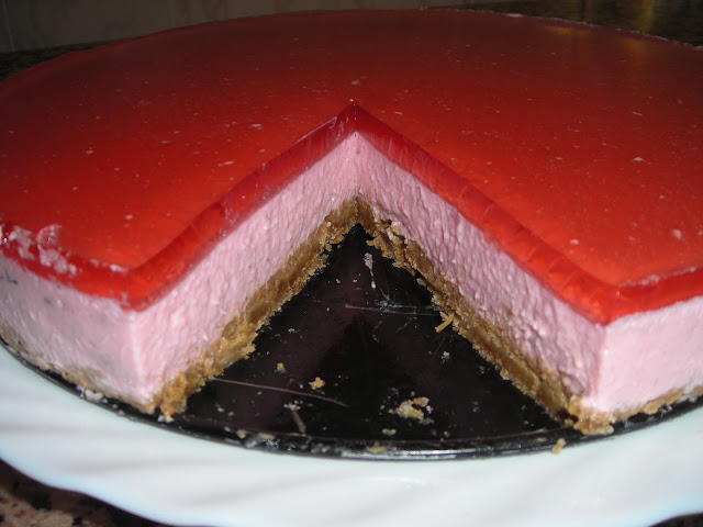 Tarta De Queso Y Fresas
