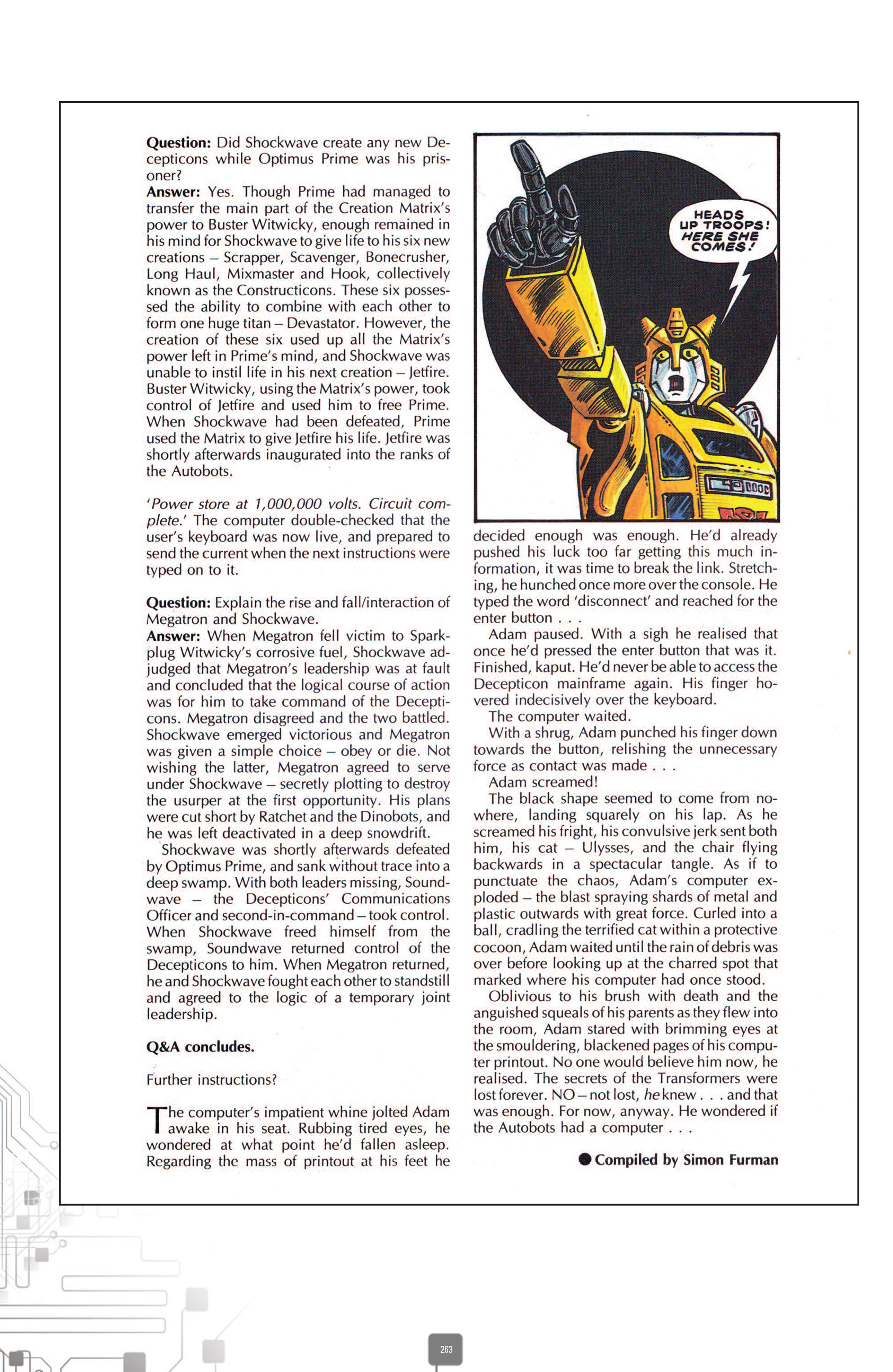 Read online The Transformers Classics UK comic -  Issue # TPB 2 - 264