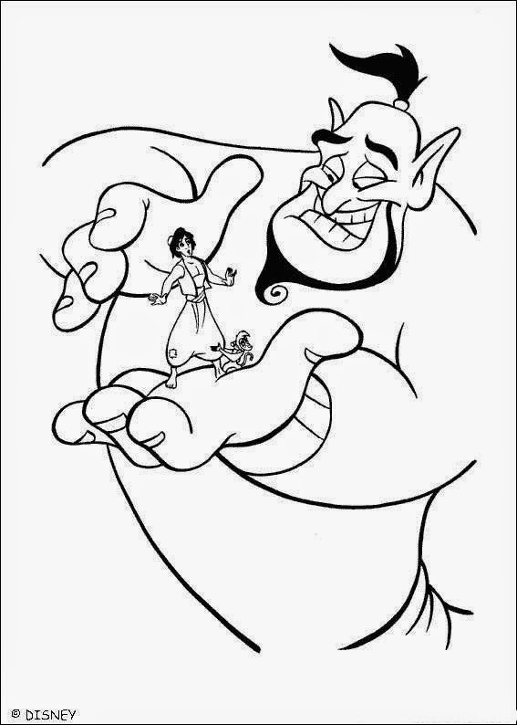 Aladdin Coloring Pages