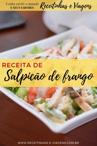 Receita de Salpicao de frango simples