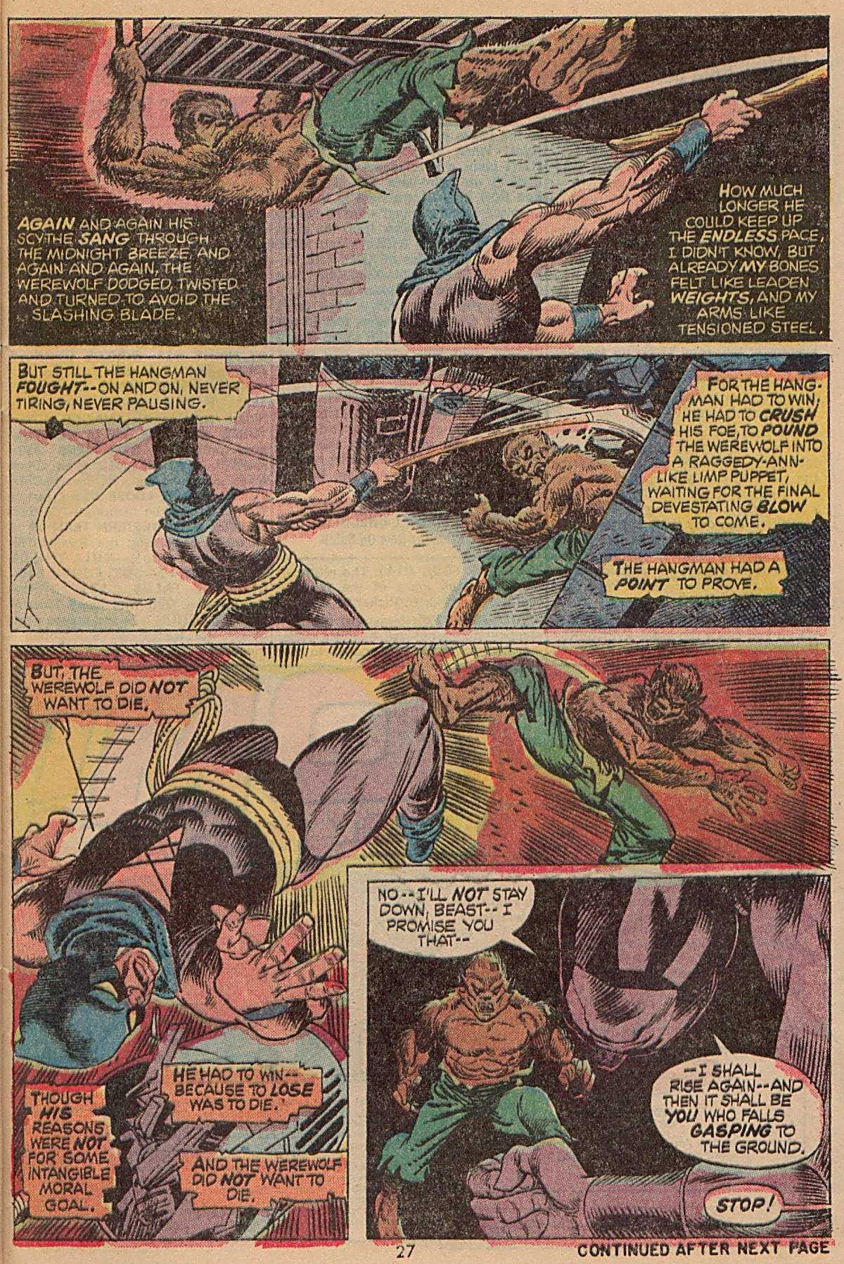 Read online Werewolf by Night (1972) comic -  Issue #11 - 18