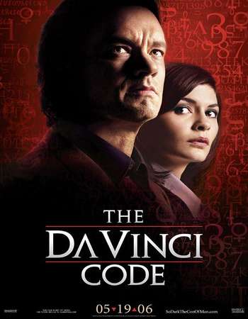 Poster Of The Da Vinci Code 2006 Hindi Dual Audio 700MB BRRip 720p ESubs HEVC Free Download Watch Online downloadhub.in