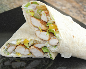 Photograph of CHICKEN FAJITA WRAP