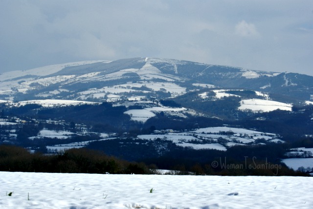foto de montanas nevadas