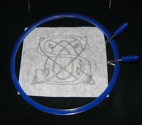 Use embroidery hoop big enough for design