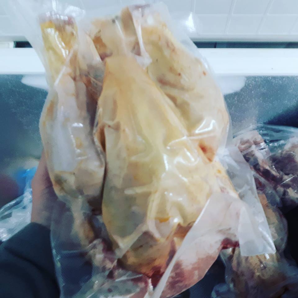 An English Homestead Three Home Butchered Chickens