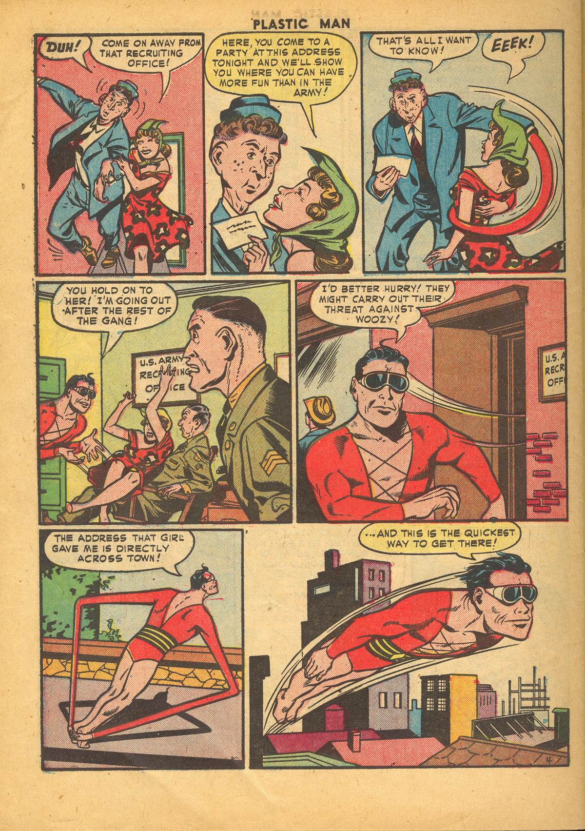 Read online Plastic Man (1943) comic -  Issue #34 - 30