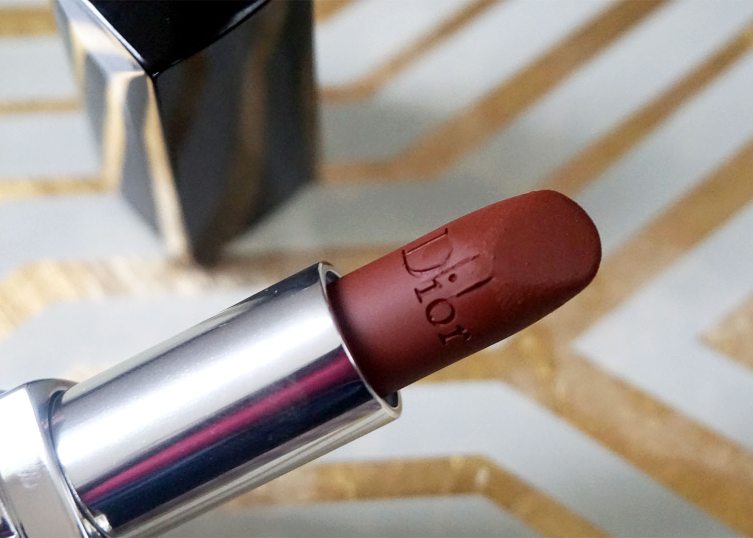 dior brown lipstick