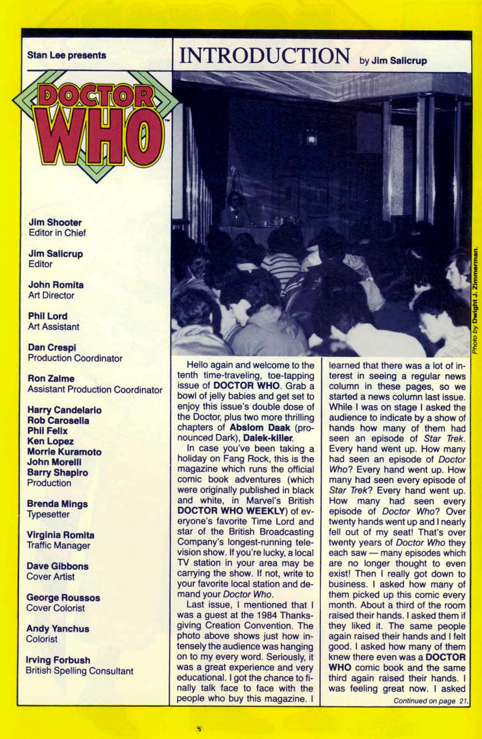 Doctor Who (1984) issue 10 - Page 2