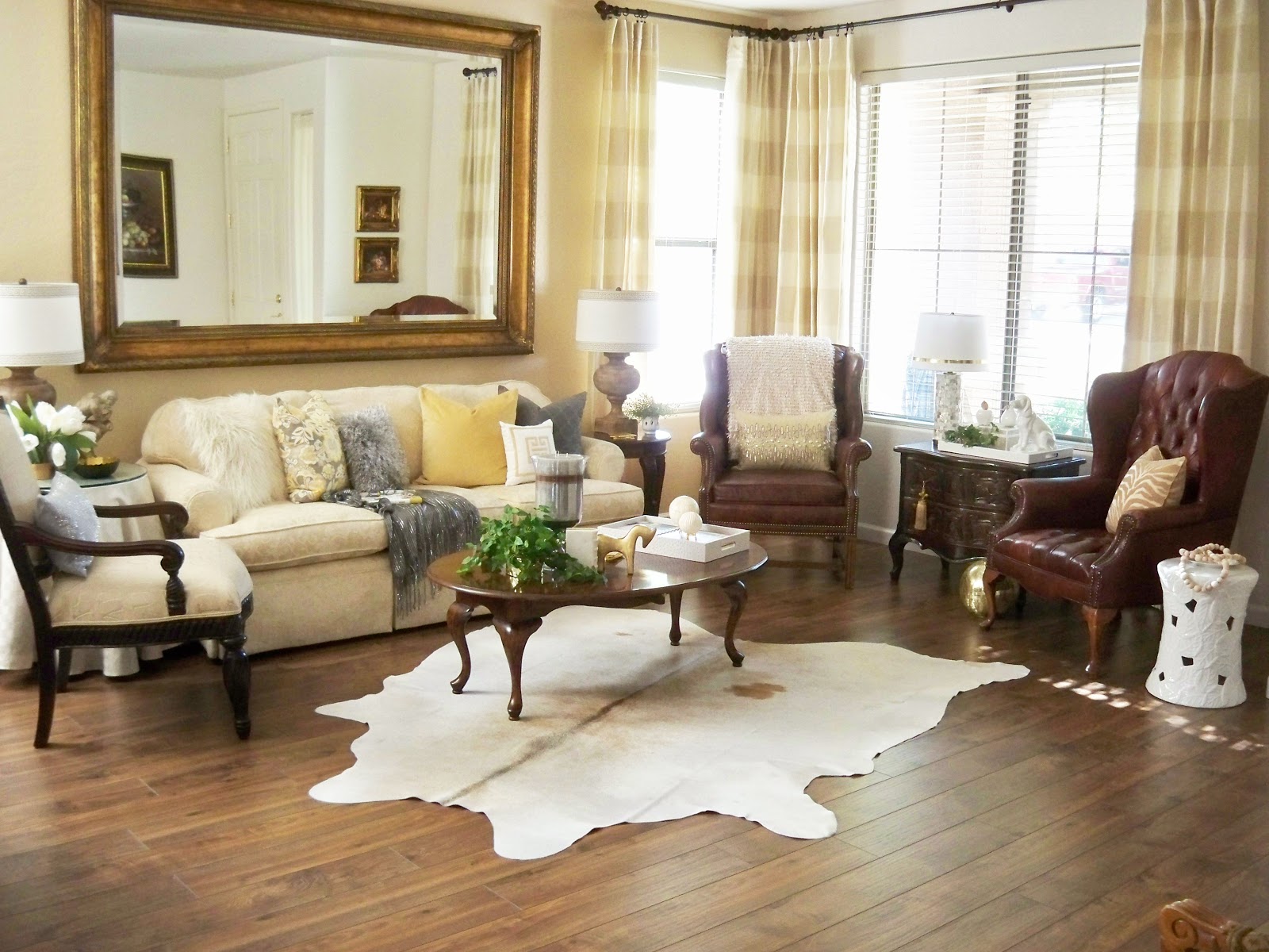 A Stroll Thru Life How To Use A Cowhide Rug Tips