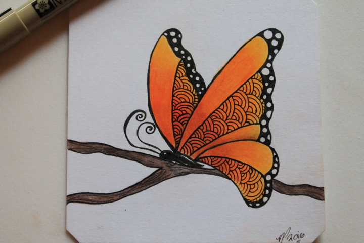 Kiki S Kandyland Zentangle Butterfly